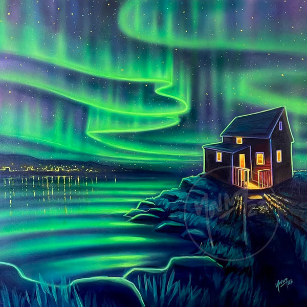 Glowing Painting by Adam Young 2023