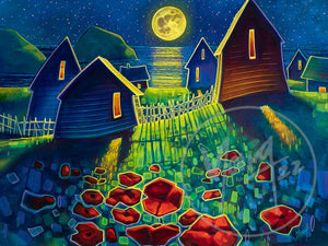 Moonlight and Poppies