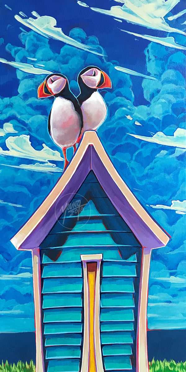 On the Roof - Puffins