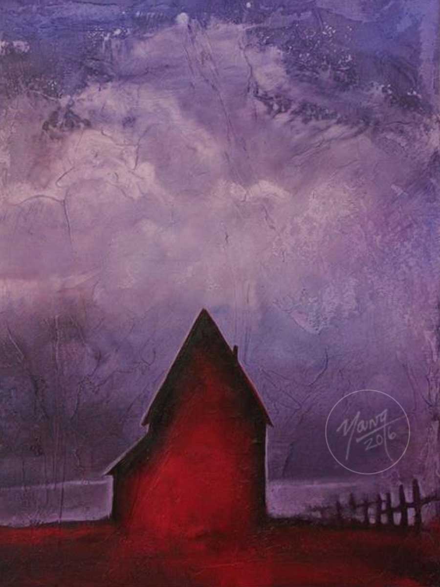 Red Saltbox Series Purple Young Studios