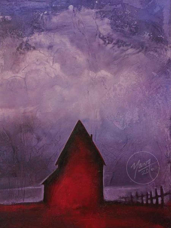 Red Saltbox Series Purple