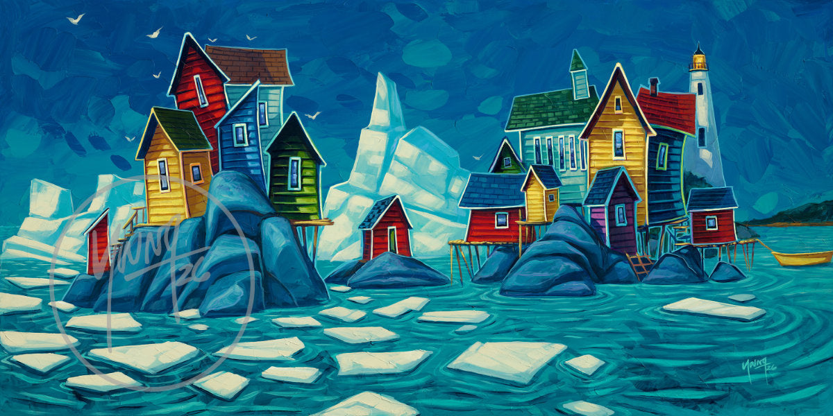 North East Coast – Print by Adam Young, Newfoundland artist– Young