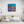 Load image into Gallery viewer, Bee and Quilt canvas shown in a room setting

