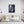 Load image into Gallery viewer, Black Fish Blue Moon canvas shown in a room setting
