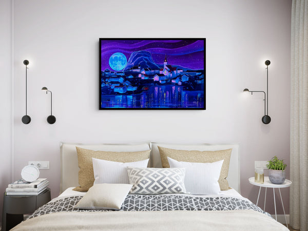 Brimstone Head canvas shown in a room setting